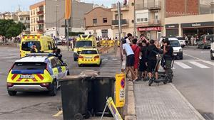 Greu accident entre dos patinets al carrer Sant Antoni de Cubelles