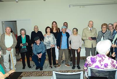 Homenatge a les persones de 90 anys de Sant Pere de Ribes en el marc del Mes de les Persones Grans. Ajt Sant Pere de Ribes