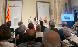 Homenatge a les persones deportades als camps nazis en el 80è aniversari del seu alliberament. Amical de Buchenwald