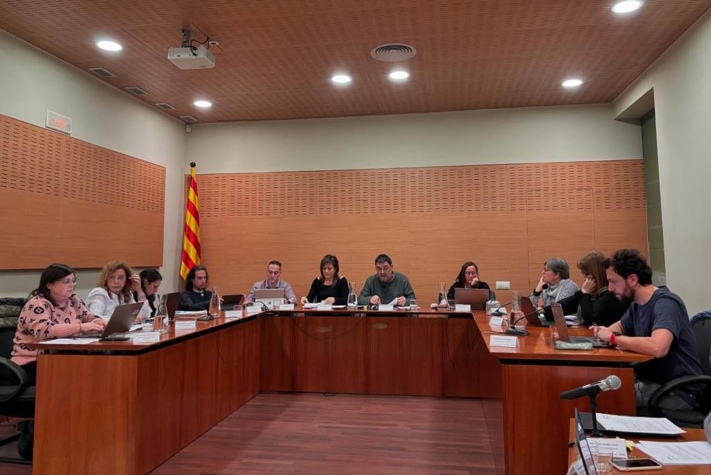 Imatge d'arxiu del ple municipal de Gelida. Eix