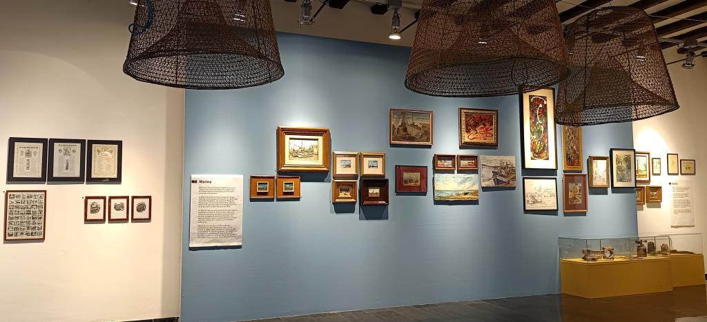 Imatge de l'exposició 'Transicions i Festa' a La Sala, del 12 de juny fins al 7 de setembre. Eix