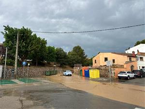 Imatges de l'aiguat a Canyelles