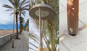 Imatges dels fanals del Prat de Vilanova. Eix