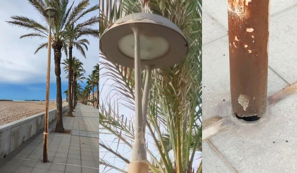 Imatges dels fanals del Prat de Vilanova. Eix