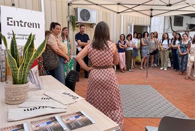 Inauguració del nou espai a Les Roquetes de Sant Pere de Ribes. Eix