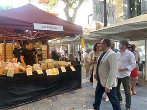 Inaugurada la fira Temps de Vi al centre de Vilanova i la Geltrú