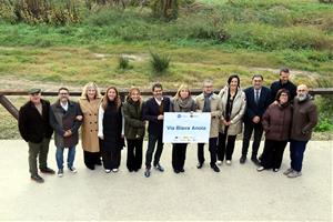 Inauguren els primers 19 quilòmetres de la Via Blava Anoia, un recorregut que connecta cinc municipis resseguint el riu