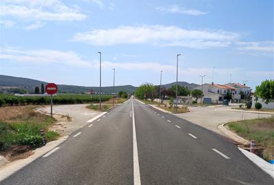 Iniciades les obres de millora d’accessibilitat i seguretat a la rotonda d’accés a Sant Pere Molanta. Diputació de Barcelona