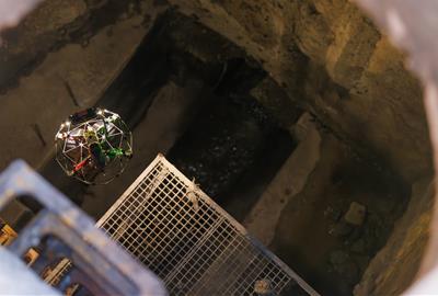 Inspecció a la xarxa amb un dron. Agbar