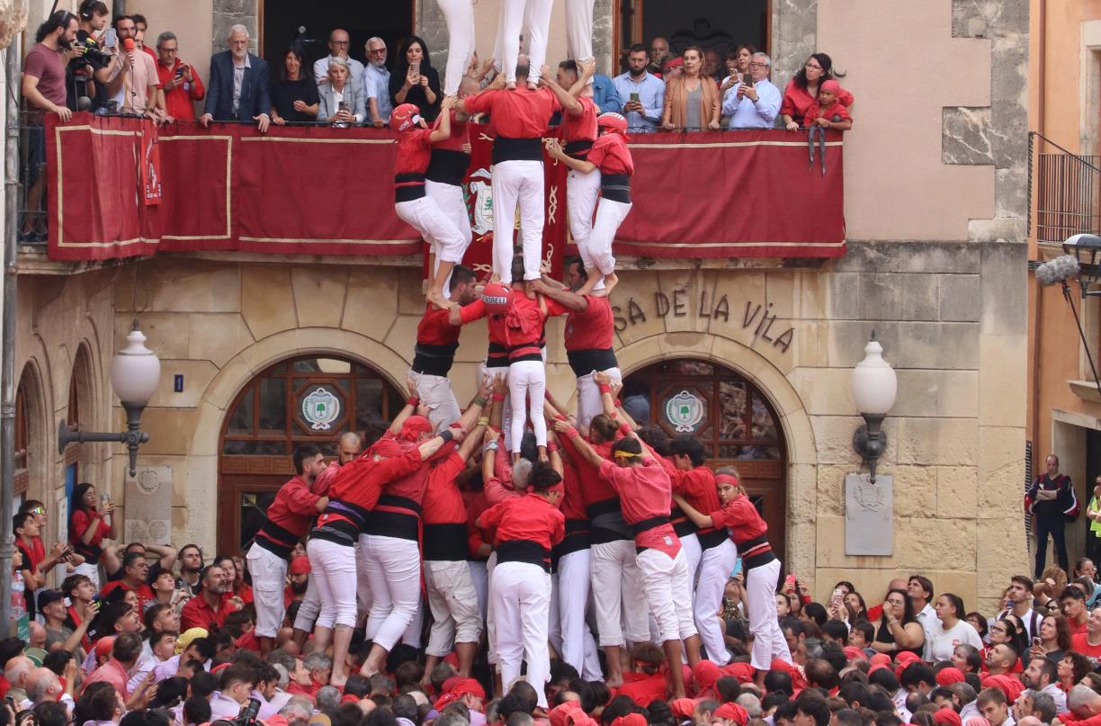 Intent desmuntat de 4d9f dels Nens del Vendrell . ACN / Eloi Tost