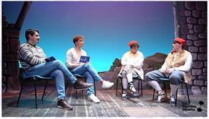 Jan Butí i Aleix Ruiz amb Raúl Paredes i Adrià Lizano. Eix