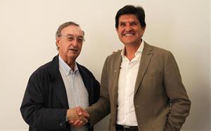 Jaume Cladellas pren el relleu de Julio Molinario a la presidència de la Fundació Ave Maria. Fundació Ave Maria