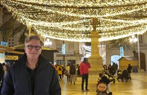 Josep Gomáriz, autor del 'Retrat' del Jaume Casanovas. Josep Maria Ràfols