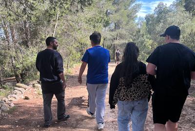 Joves de la Llar Betània, durant una activitat. Eix