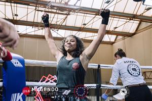 Judith Seguí a la Fight Night de Gavà . Eix