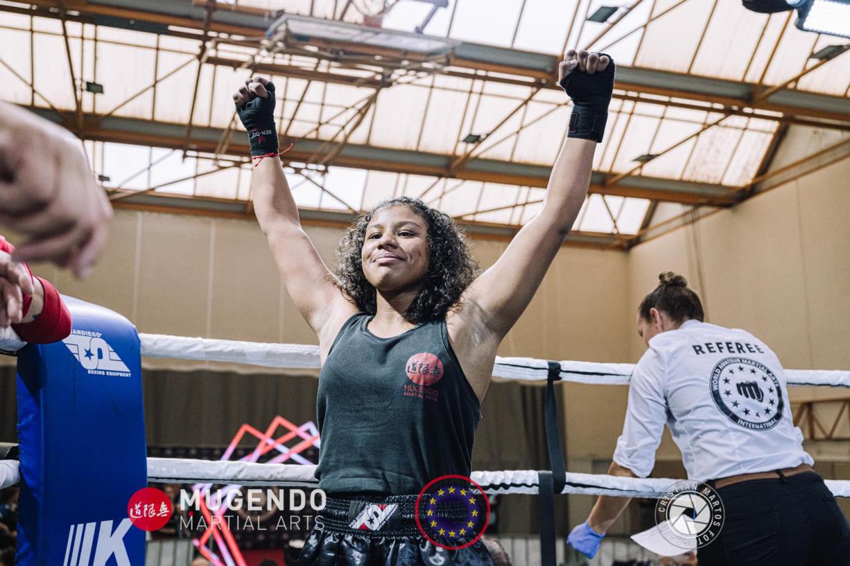 Judith Seguí a la Fight Night de Gavà . Eix