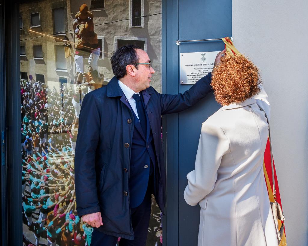 La Bisbal del Penedès estrena 'La Fassina', un nou espai per a la Colla Castellera i l'ADF. Ajt/ Raúl Gallego