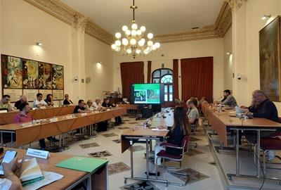 La Comunitat de Regants del Penedès es presenta al Consell d’Alcaldies de l’Alt Penedès per impulsar el reg de suport a la vinya. CC Alt Penedès