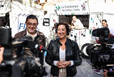 La consellera Alícia Romero destaca a Vilanova i la Geltrú la voluntat del Govern d’apropar-se a la ciutadania. Generalitat de Catalunya