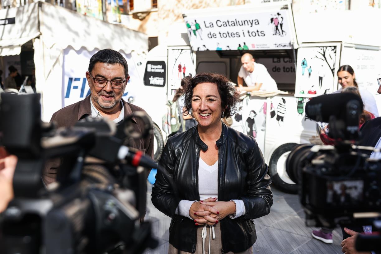 La consellera Alícia Romero destaca a Vilanova i la Geltrú la voluntat del Govern d’apropar-se a la ciutadania. Generalitat de Catalunya