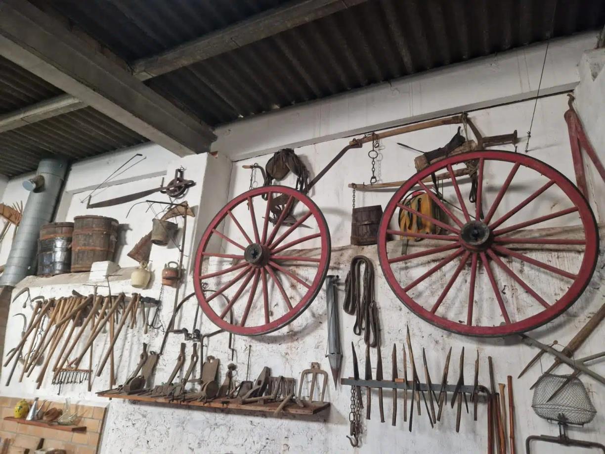 La família Aviñó cedeix el seu material de pagès per al futur Museu de la Pagesia de Cunit. Ajuntament de Cunit