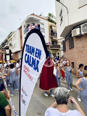 La Festa Major de Sitges reforça el seu caràcter inclusiu amb novetats per a persones amb sensibilitat sensorial. Ajuntament de Sitges