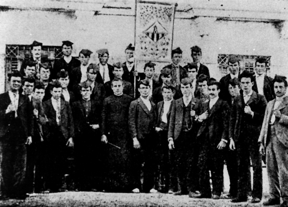 La foto més antiga del Cor l’Espiga, l’any 1901 . Arxiu d’Antoni Pineda