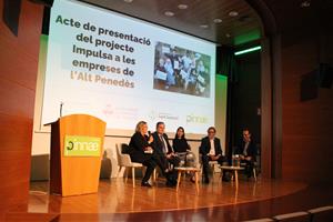 La Fundació Impulsa presenta el seu projecte amb joves als empresaris de l’Alt Penedès. Fundació Pinnae