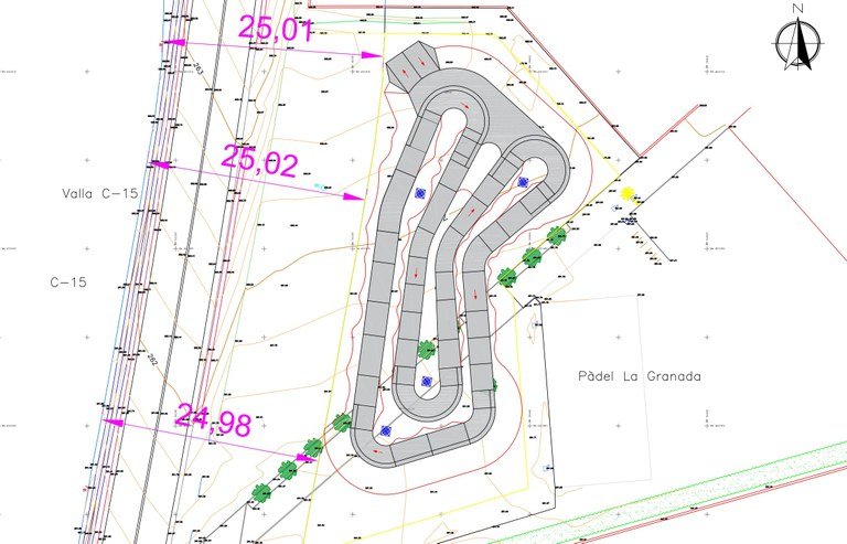 La Granada estrena obres per a un circuit pump track dins del projecte “Penedès Ciclable”. CC Alt Penedès