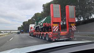 La locomotora 'Mataró' passa pel taller per a la seva restauració