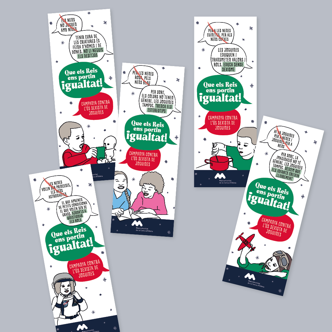 La Mancomunitat de la Conca d’Òdena apel·la a les famílies a triar joguines lliures d’estereotips per Nadal. EIX
