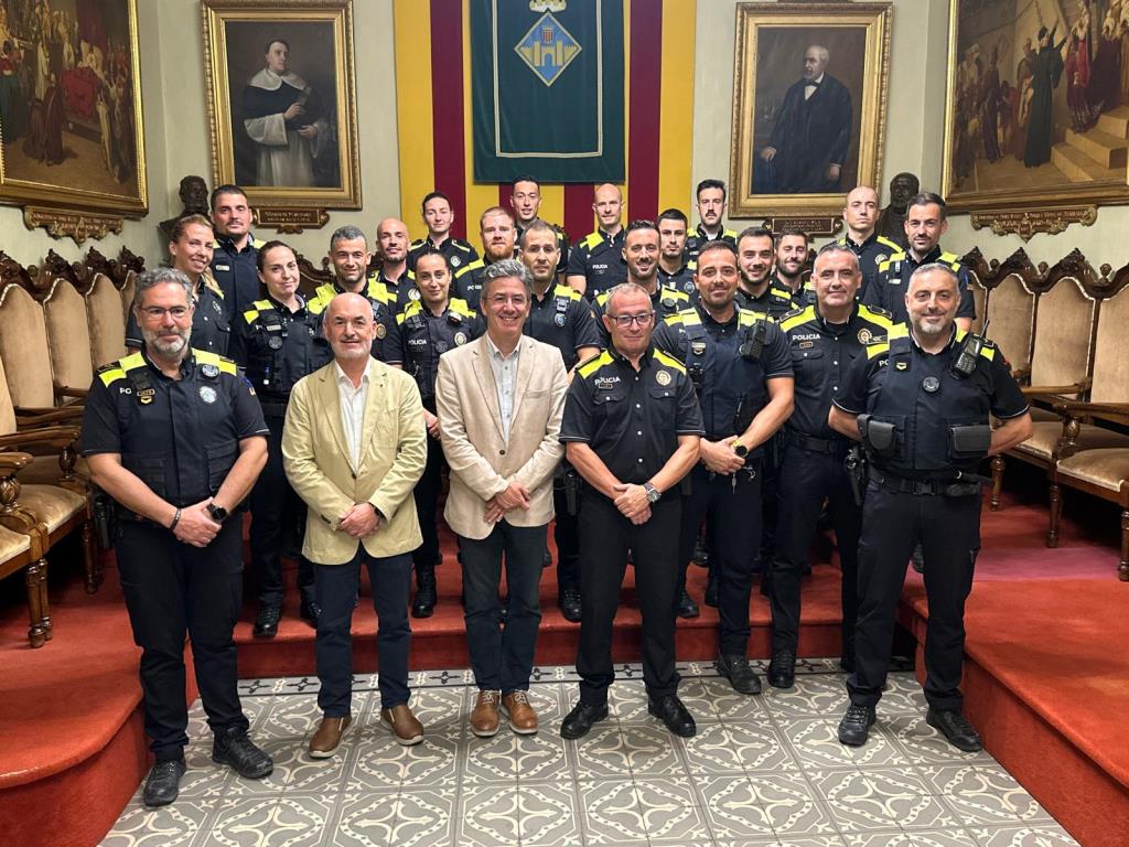 La Policia Local de Vilafranca incorpora 17 nous agents i arriba al màxim històric de 77 efectius. Ajuntament de Vilafranca