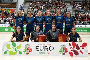 La selecció Espanyola femenina d'hoquei patins. RFEP