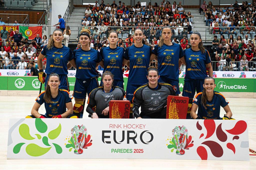La selecció Espanyola femenina d'hoquei patins. RFEP