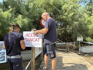L'ACA i l'Ajuntament de Cubelles treballen per restituir i reforçar les infraestructures afectades per la riuada. ACN