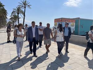 L'ACA i l'Ajuntament de Cubelles treballen per restituir i reforçar les infraestructures afectades per la riuada