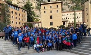 L’Agrupació Talaia culmina la Travessa EmociONATs a Montserrat celebrant 70 anys d’excursionisme i solidaritat. AE Talaia