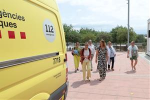 L’alcaldessa de Sant Pere de Ribes demana a la consellera de Salut més recursos per a l’atenció primària i hospitalària