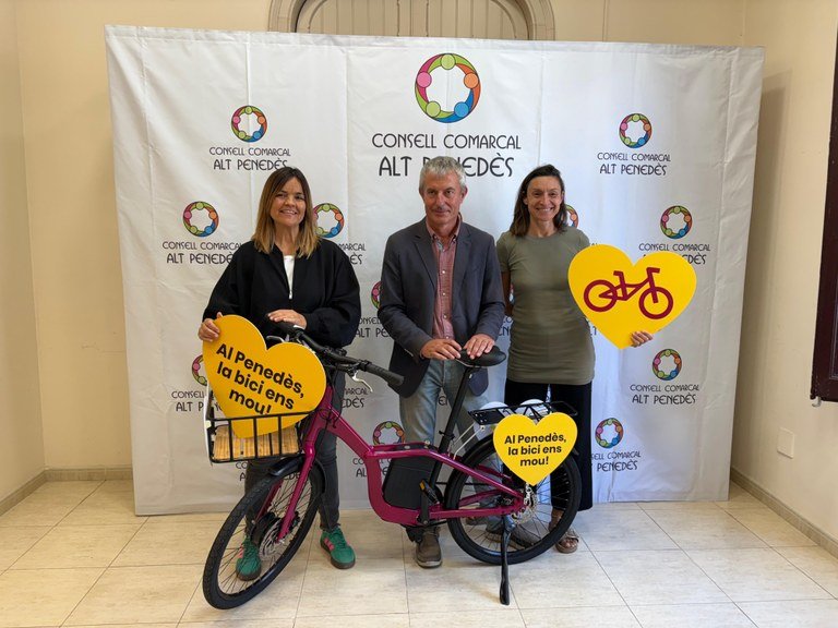 L’Alt Penedès impulsa una nova xarxa de camins i carrils bici amb participació ciutadana. CC Alt Penedès
