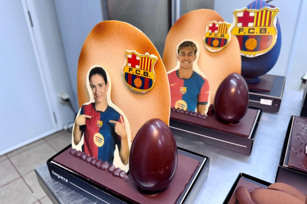 Lamine Yamal, Aitana Bonmatí i Bola de Drac, reis de les mones de Pasqua d'enguany. ACN