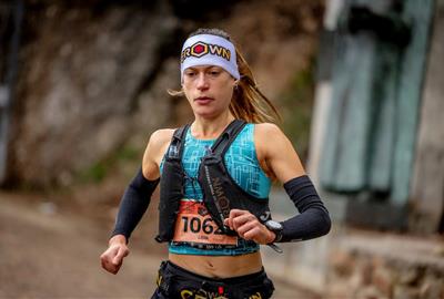 L’atleta vilanovina Lídia Ramos Palacios a la XTERRA Trail Marathon Montserrat. Eix