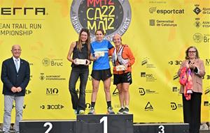 L’atleta vilanovina Lídia Ramos Palacios a la  XTERRA Trail Marathon Montserrat