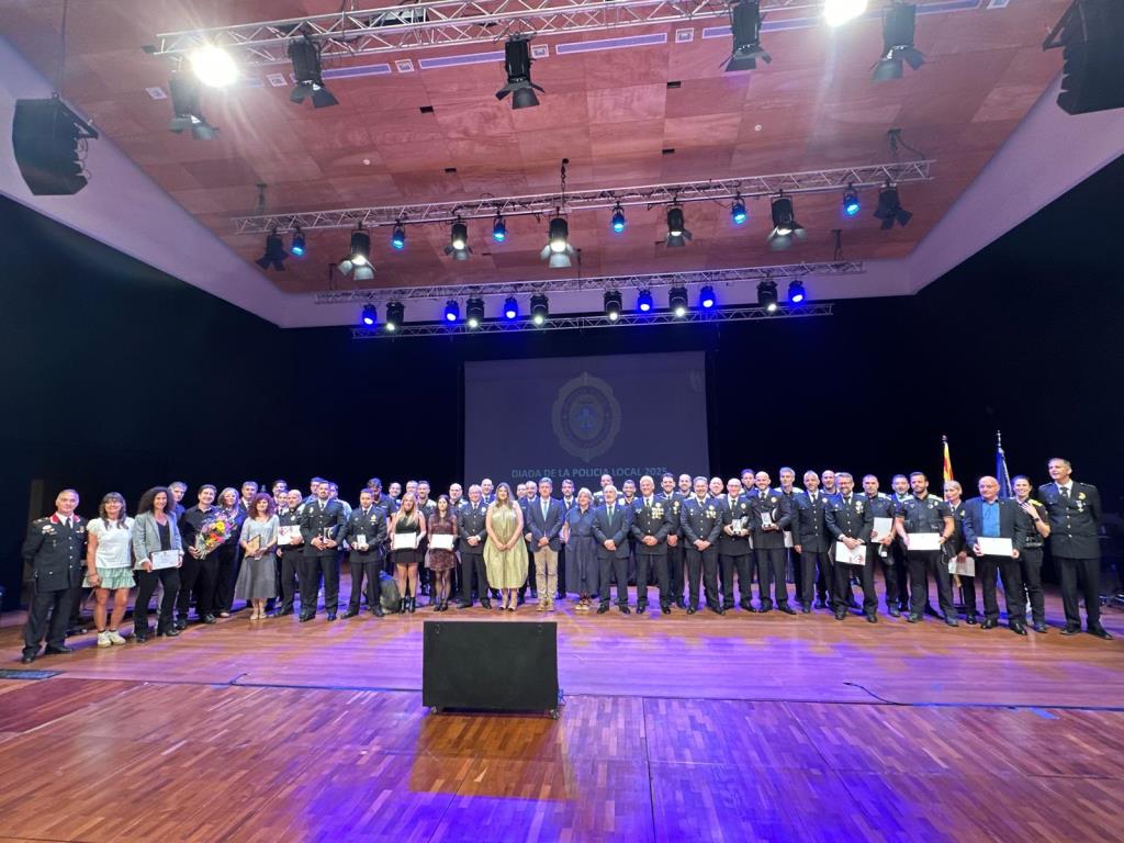 L’Auditori Municipal acull la festa patronal de la Policia Local de Vilafranca. Ajuntament de Vilafranca