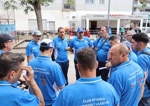 L'equip del Club Petanca Vilanova i la Geltrú. David Garcia Perea