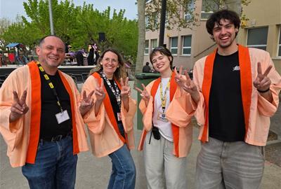 L'equip organitzador del YukaiFest de Vilanova i la Geltrú. Xavier Canalis