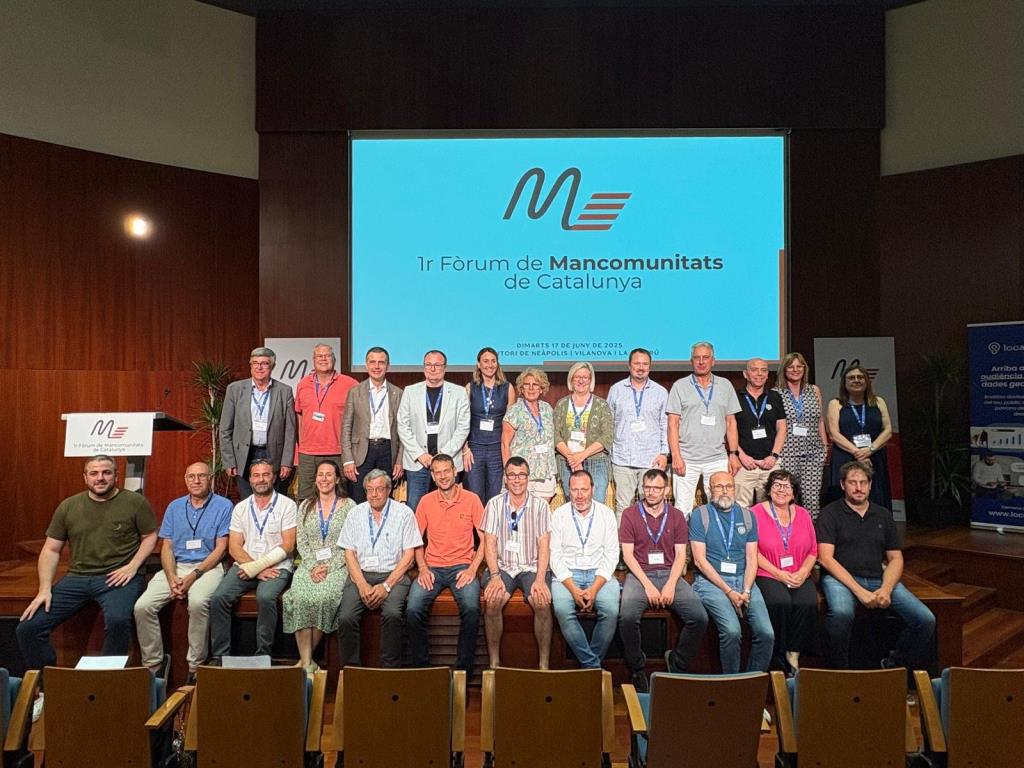 Les mancomunitats catalanes reivindiquen el seu paper estratègic al 1r Fòrum celebrat a Vilanova i la Geltrú. Mancomunitat