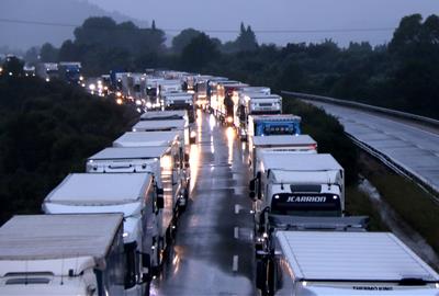 Les retencions a l'AP-7 es disparen el 2024 amb més de 10 hores de cua diàries de mitjana per sentit. ACN