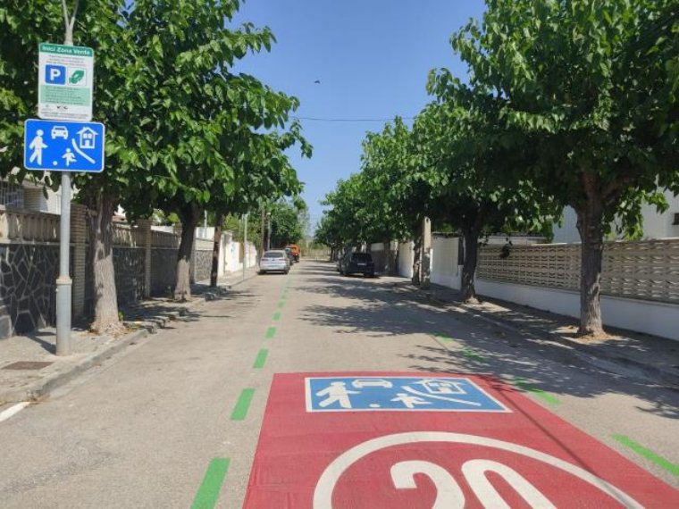 Les zones verdes d’aparcament a la façana marítima de Vilanova i la Geltrú tornen a funcionar l’1 de maig. Ajuntament de Vilanova