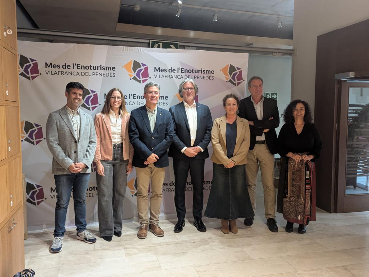 L’Escola d’Enoturisme de Catalunya celebra 10 anys amb una jornada sobre sostenibilitat i l’entrega de diplomes al Vinseum. Ajuntament de Vilafranca