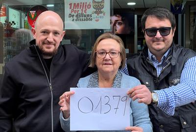 L'Estanc número 3 del Vendrell reparteix més de 7 MEUR amb el primer premi de la Grossa de Cap d'Any. ACN